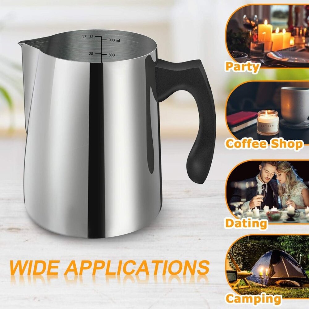 Candle Making Kit - 32oz Pouring Pot, 16oz Soy Wax, Wooden Wick Holders, Candle - Picture 2 of 8